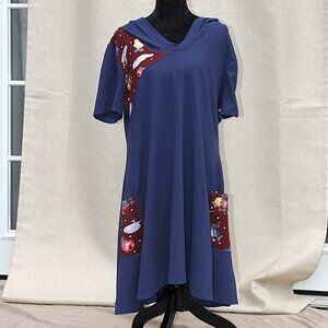 Star Trek Enterprise Custom Hooded T-shirt Dress created by G&G by Lynna